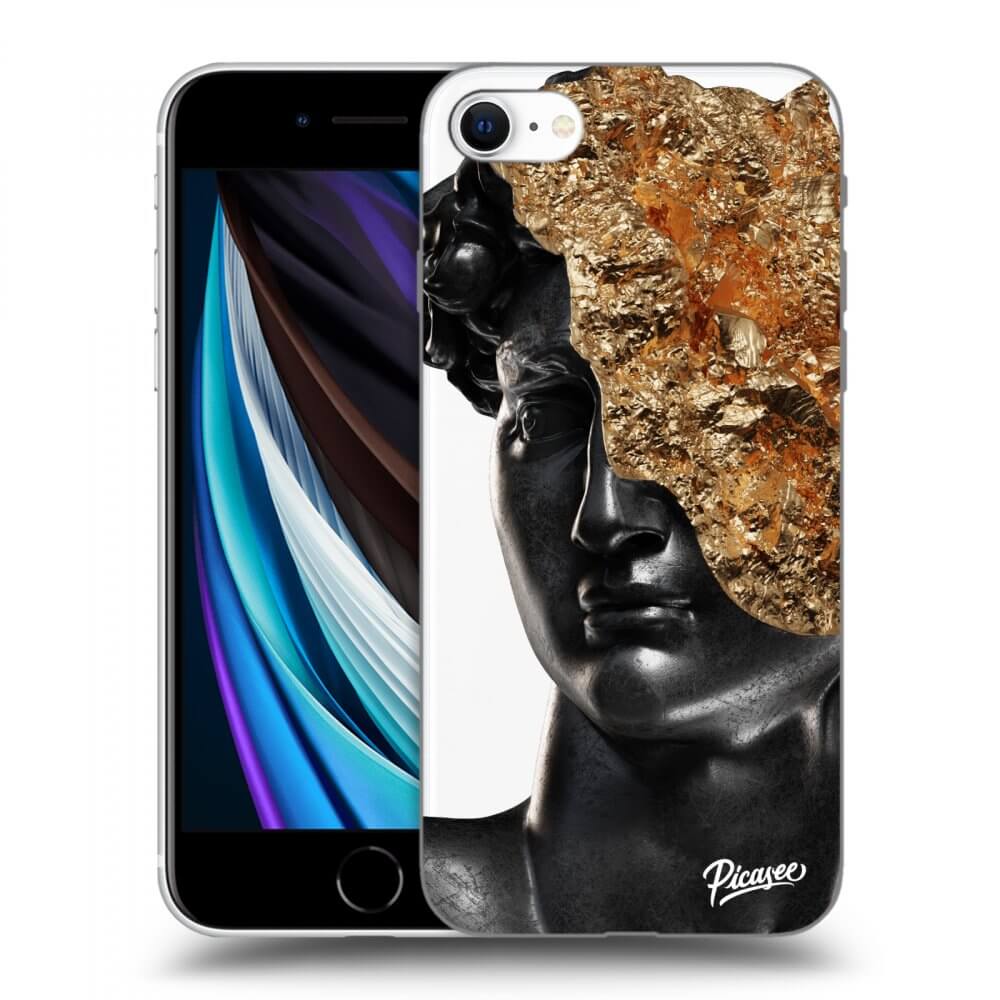 Picasee silikónový prehľadný obal pre Apple iPhone SE 2020 - Holigger