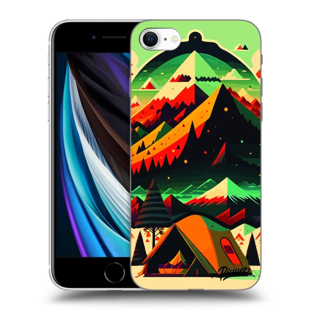 Picasee silikónový prehľadný obal pre Apple iPhone SE 2020 - Montreal
