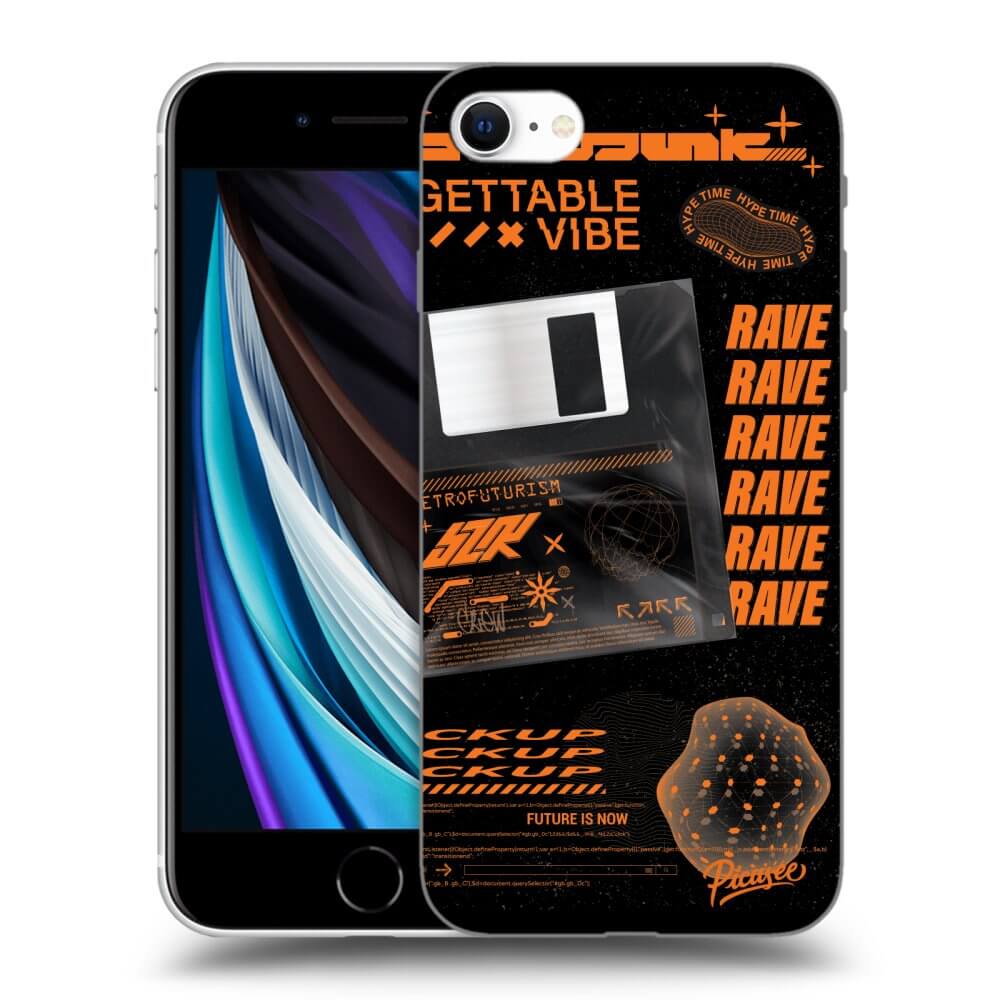 Picasee silikónový prehľadný obal pre Apple iPhone SE 2020 - RAVE