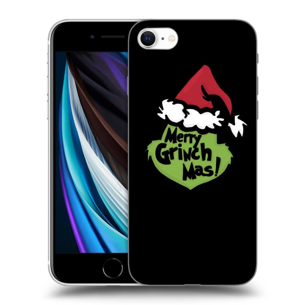Picasee silikónový čierny obal pre Apple iPhone SE 2020 - Grinch 2