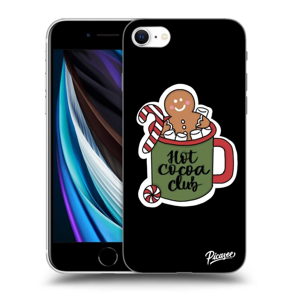 Picasee silikónový čierny obal pre Apple iPhone SE 2020 - Hot Cocoa Club