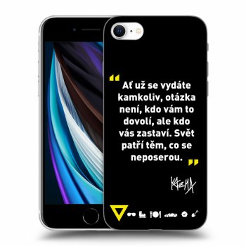 Obal pre Apple iPhone SE 2020 - Kazma - SVĚT PATŘÍ TĚM, CO SE NEPOSEROU