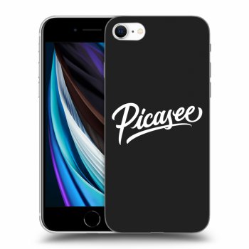Picasee silikónový čierny obal pre Apple iPhone SE 2020 - Picasee - White