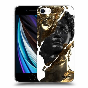 Picasee ULTIMATE CASE pro Apple iPhone SE 2020 - Gold - Black