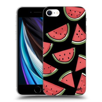Picasee silikónový čierny obal pre Apple iPhone SE 2020 - Melone