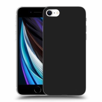 Picasee silikónový čierny obal pre Apple iPhone SE 2020 - Clear