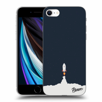 Picasee silikónový čierny obal pre Apple iPhone SE 2020 - Astronaut 2