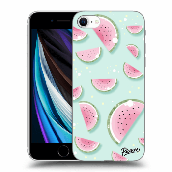 Picasee silikónový čierny obal pre Apple iPhone SE 2020 - Watermelon 2