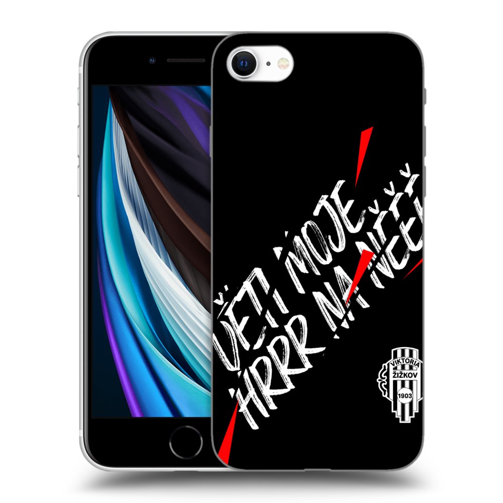 Picasee silikónový čierny obal pre Apple iPhone SE 2020 - FK Viktoria Žižkov D