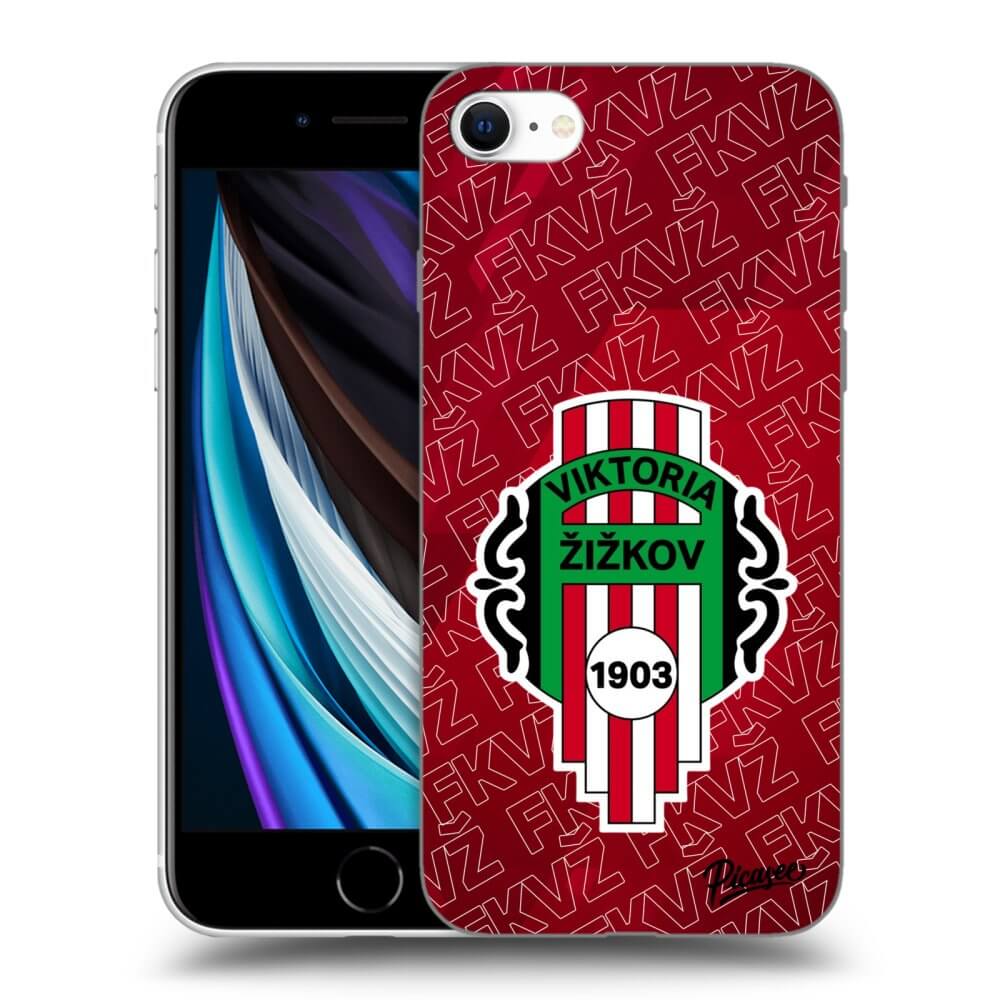 Picasee silikónový čierny obal pre Apple iPhone SE 2020 - FK Viktoria Žižkov B