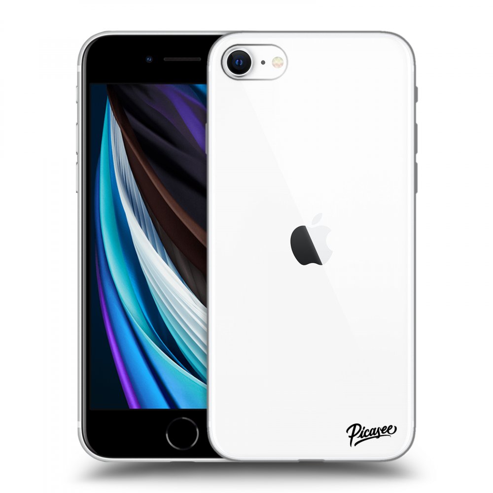 Picasee silikónový prehľadný obal pre Apple iPhone SE 2020 - Clear