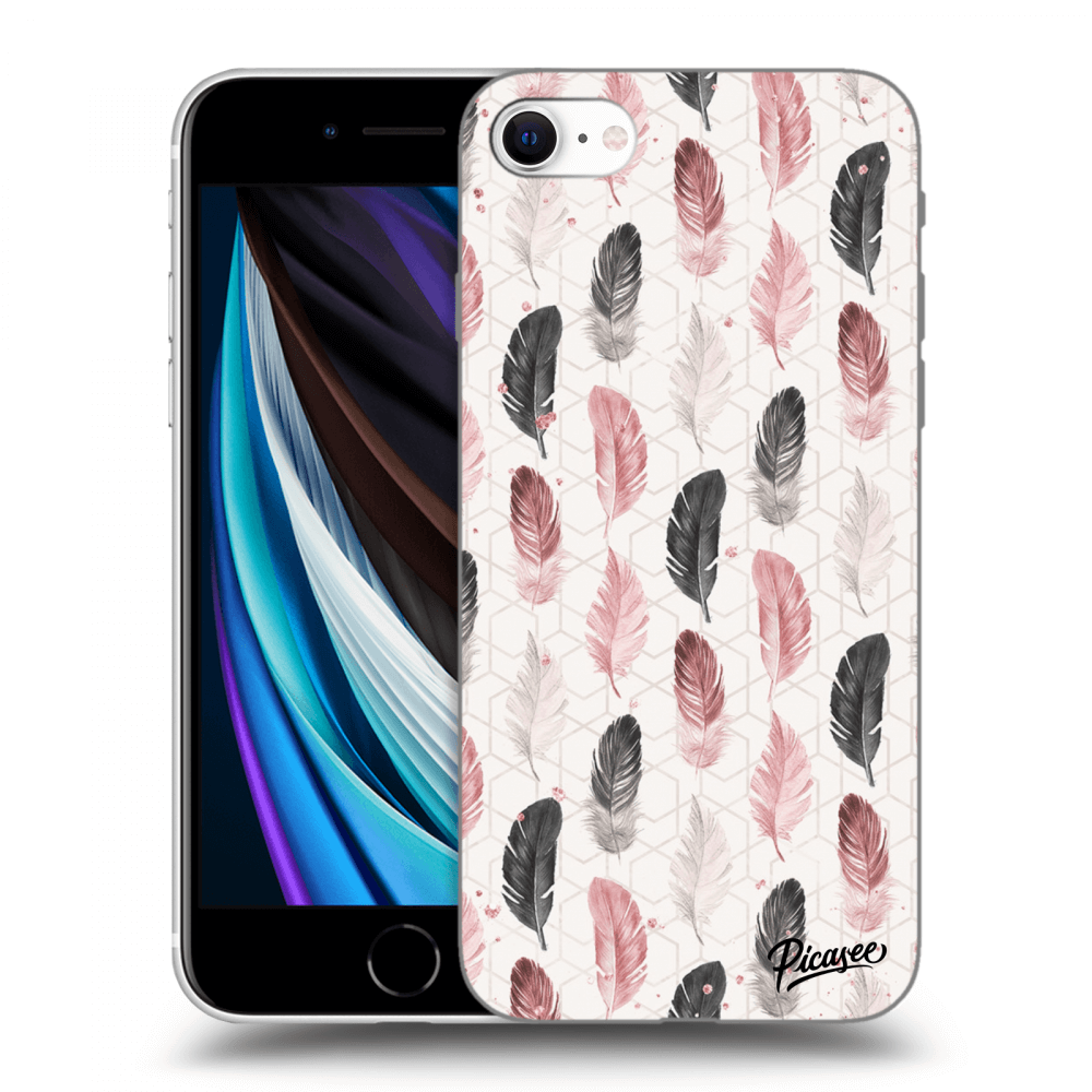 Picasee silikónový prehľadný obal pre Apple iPhone SE 2020 - Pírka 2