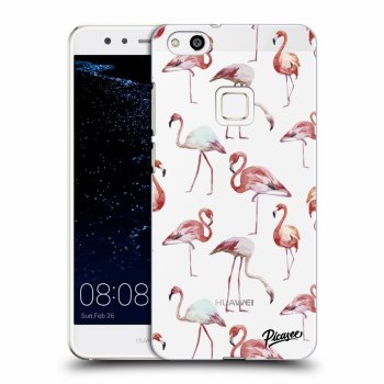 Picasee silikónový prehľadný obal pre Huawei P10 Lite - Flamingos