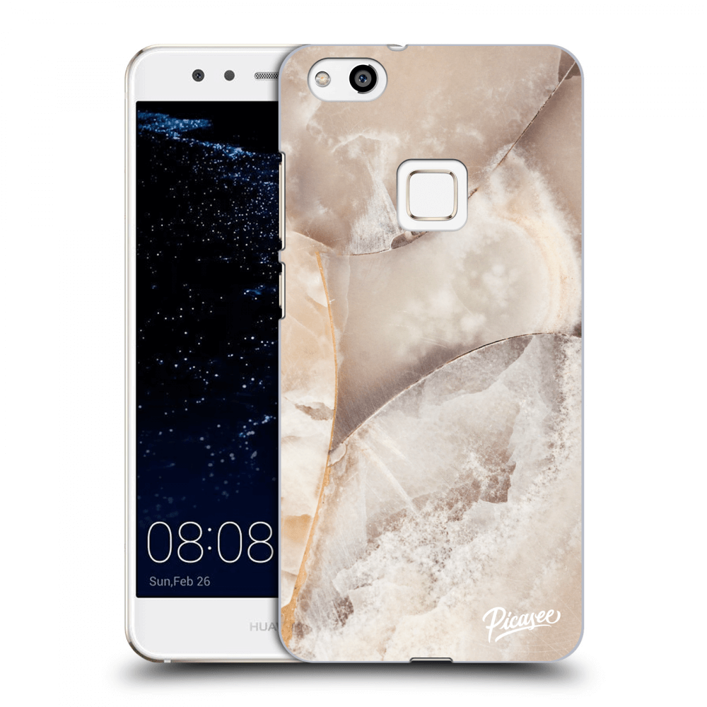 Picasee silikónový prehľadný obal pre Huawei P10 Lite - Cream marble