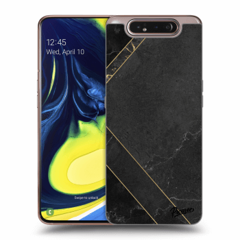 Obal pre Samsung Galaxy A80 A805F - Black tile