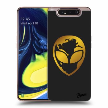 Obal pre Samsung Galaxy A80 A805F - EARTH - Gold Alien 3.0