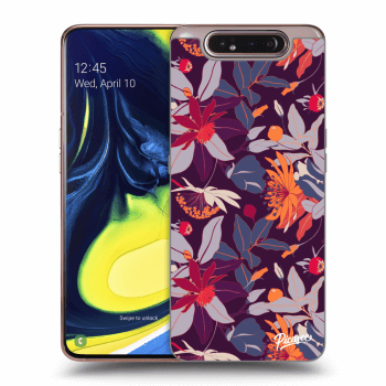 Obal pre Samsung Galaxy A80 A805F - Purple Leaf