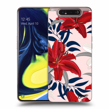 Obal pre Samsung Galaxy A80 A805F - Red Lily