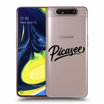 Picasee silikónový prehľadný obal pre Samsung Galaxy A80 A805F - Picasee - black
