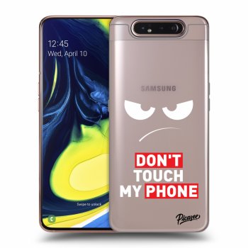 Obal pre Samsung Galaxy A80 A805F - Angry Eyes - Transparent