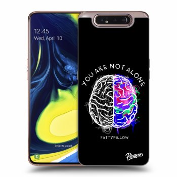 Obal pre Samsung Galaxy A80 A805F - Brain - White