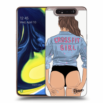 Obal pre Samsung Galaxy A80 A805F - Crossfit girl - nickynellow