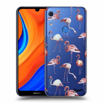 Picasee silikónový prehľadný obal pre Huawei Y6S - Flamingos