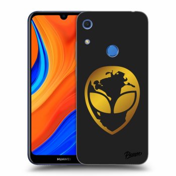 Obal pre Huawei Y6S - EARTH - Gold Alien 3.0