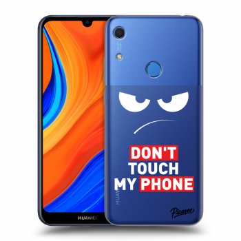 Obal pre Huawei Y6S - Angry Eyes - Transparent