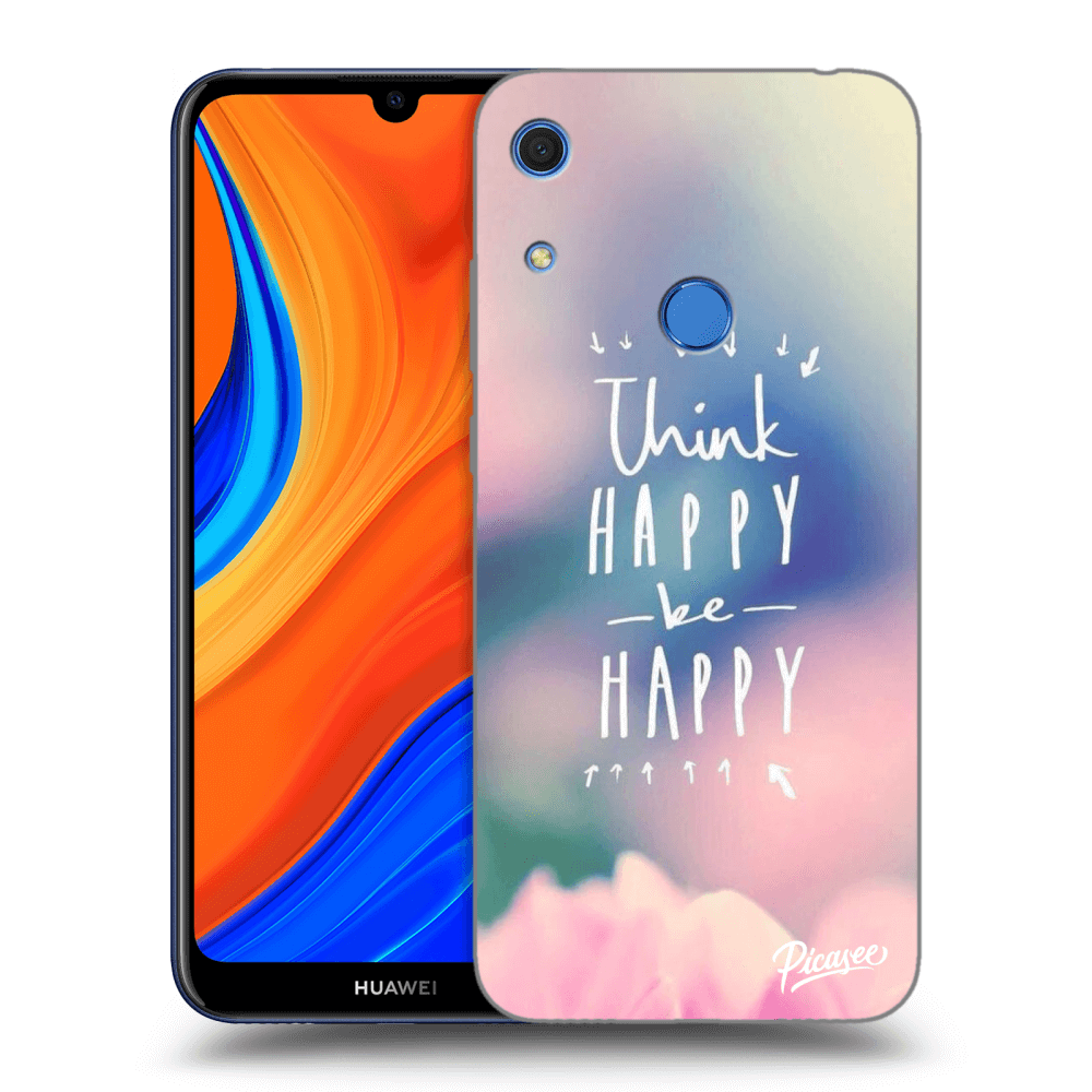 Picasee silikónový prehľadný obal pre Huawei Y6S - Think happy be happy
