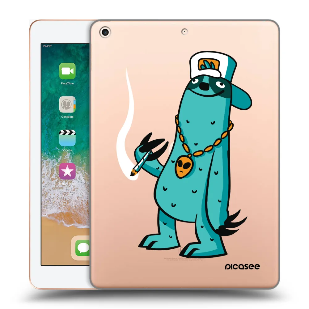 Picasee silikónový prehľadný obal pre Apple iPad 9.7" 2018 (6. gen) - Earth - Je mi fajn