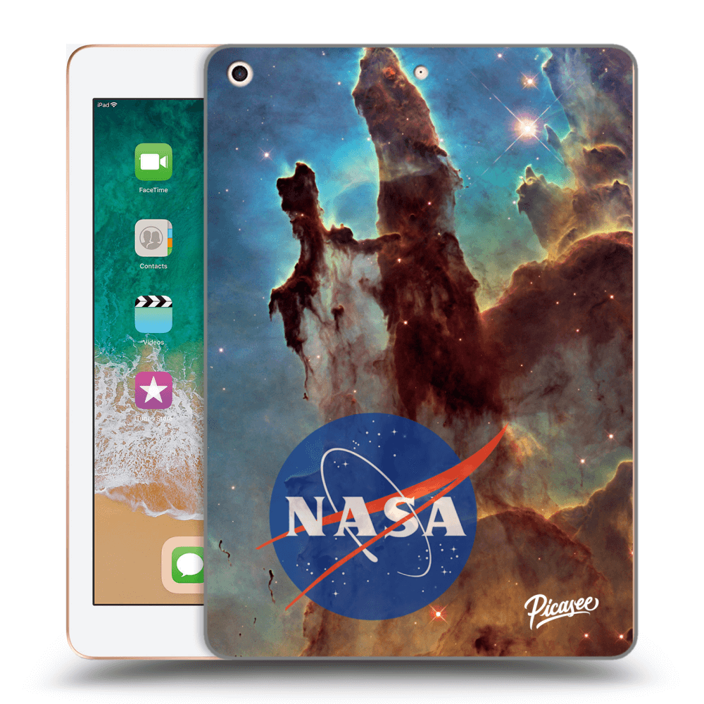 Picasee silikónový prehľadný obal pre Apple iPad 9.7" 2018 (6. gen) - Eagle Nebula