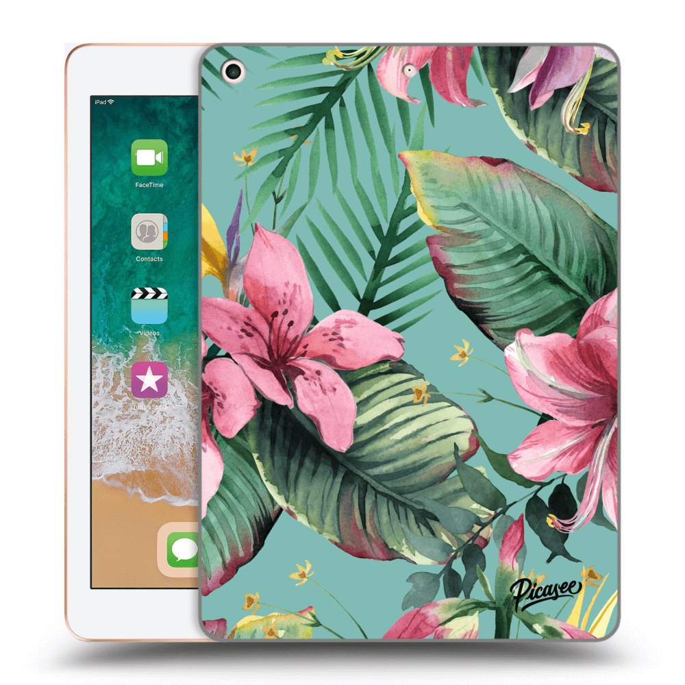 Picasee silikónový prehľadný obal pre Apple iPad 9.7" 2018 (6. gen) - Hawaii
