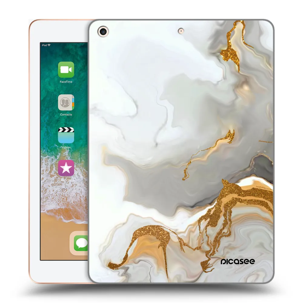 Picasee silikónový prehľadný obal pre Apple iPad 9.7" 2018 (6. gen) - Her