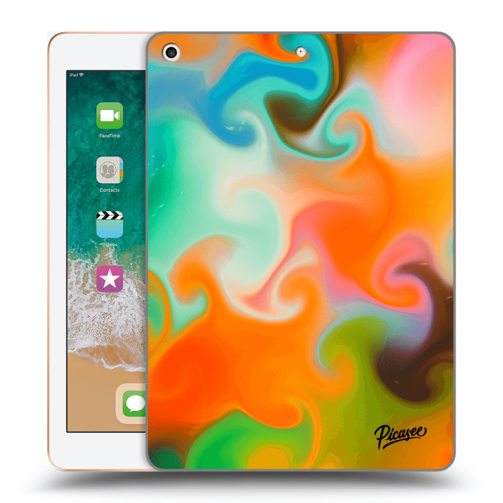 Picasee silikónový prehľadný obal pre Apple iPad 9.7" 2018 (6. gen) - Juice