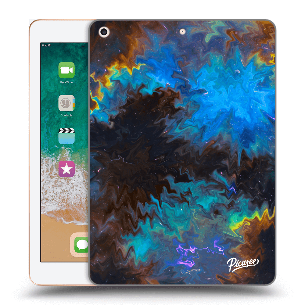 Picasee silikónový prehľadný obal pre Apple iPad 9.7" 2018 (6. gen) - Space