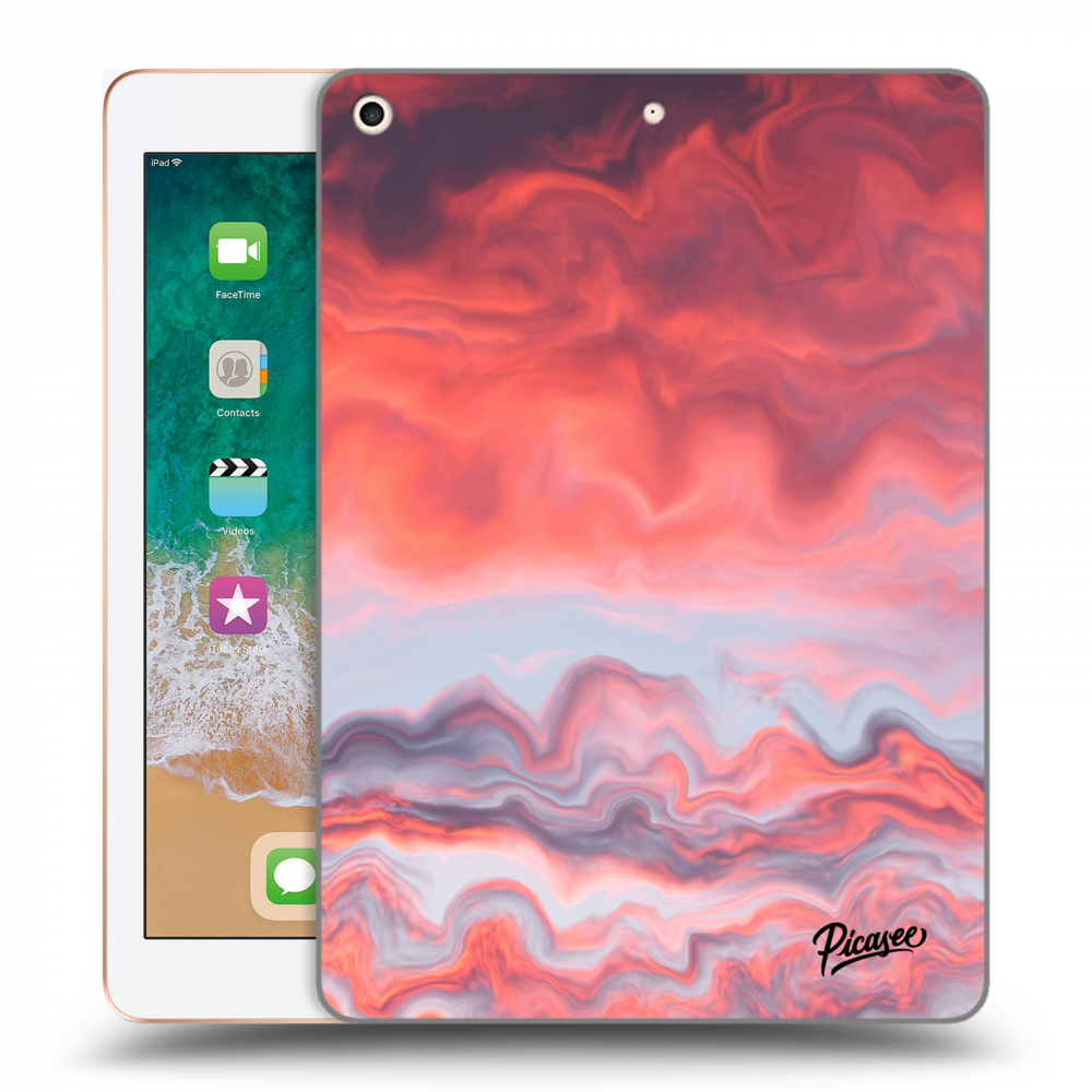 Picasee silikónový prehľadný obal pre Apple iPad 9.7" 2018 (6. gen) - Sunset