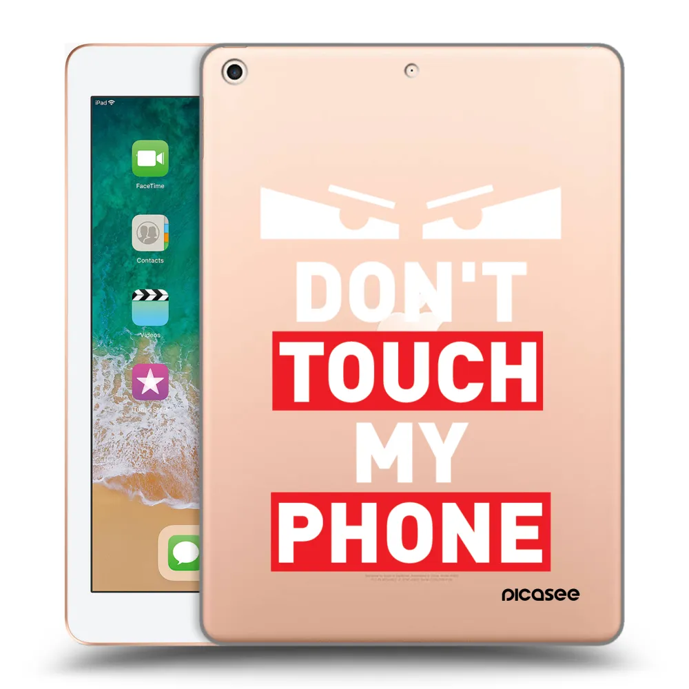 Picasee silikónový prehľadný obal pre Apple iPad 9.7" 2018 (6. gen) - Shadow Eye - Transparent