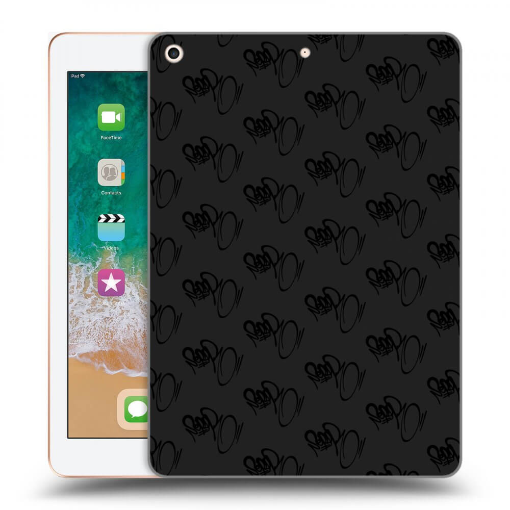 Picasee silikónový čierny obal pre Apple iPad 9.7" 2018 (6. gen) - Separ - Black On Black 1