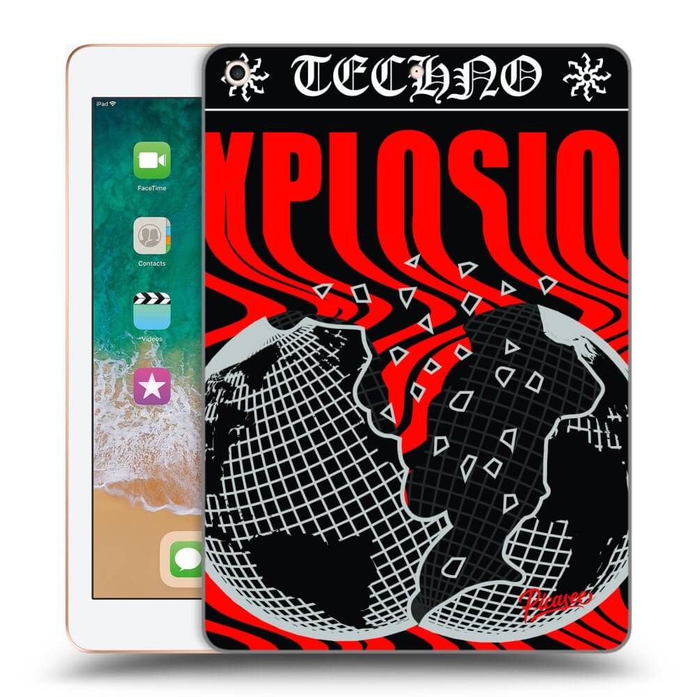 Picasee silikónový prehľadný obal pre Apple iPad 9.7" 2018 (6. gen) - EXPLOSION