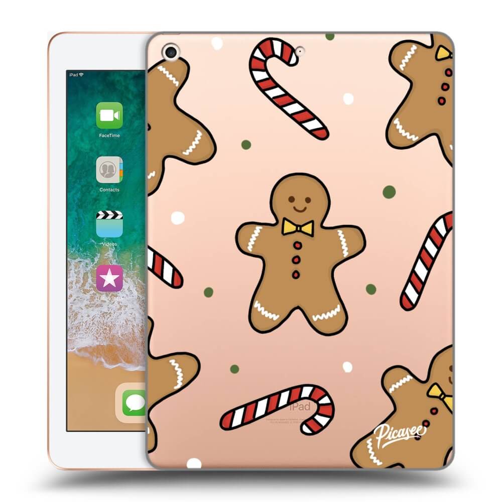 Picasee silikónový čierny obal pre Apple iPad 9.7" 2018 (6. gen) - Gingerbread