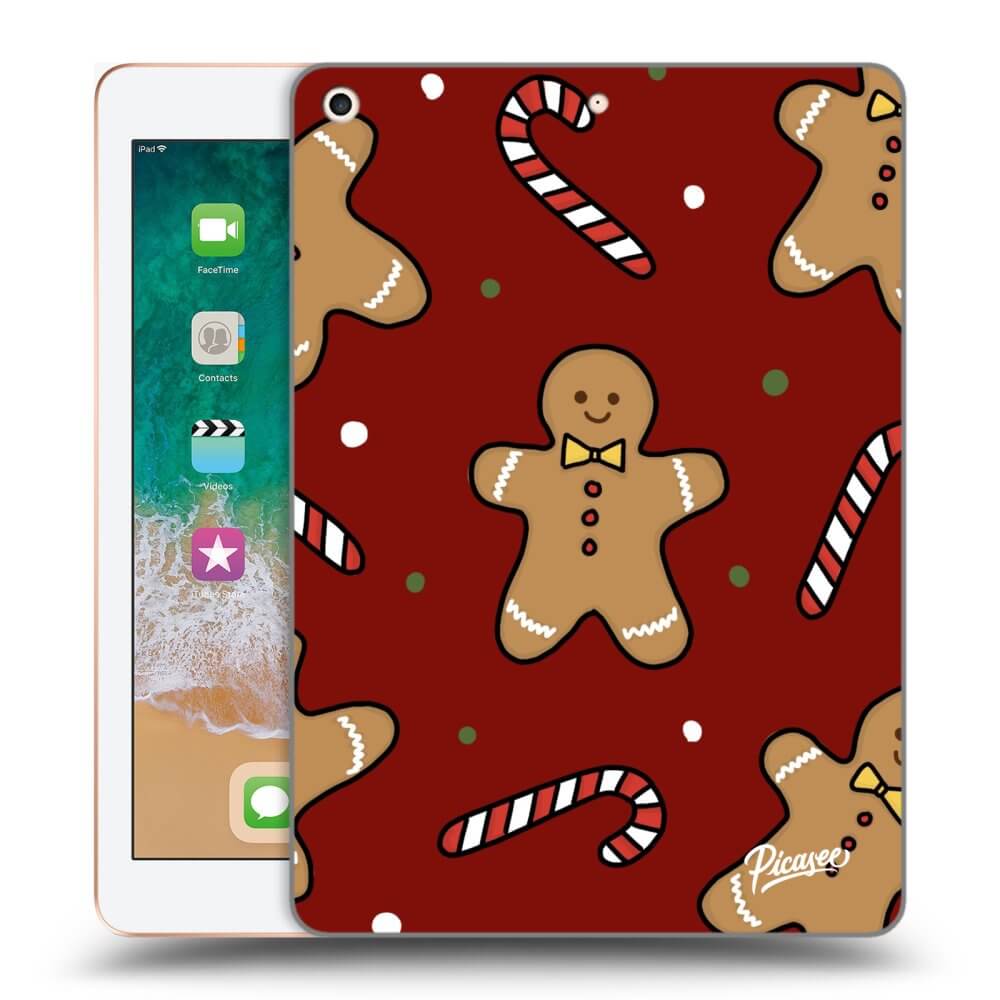 Picasee silikónový čierny obal pre Apple iPad 9.7" 2018 (6. gen) - Gingerbread 2