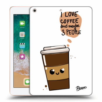 Obal pre Apple iPad 9.7" 2018 (6. gen) - Cute coffee