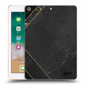 Obal pre Apple iPad 9.7" 2018 (6. gen) - Black tile