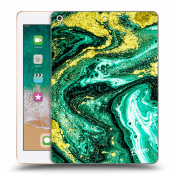 Obal pre Apple iPad 9.7" 2018 (6. gen) - Green Gold