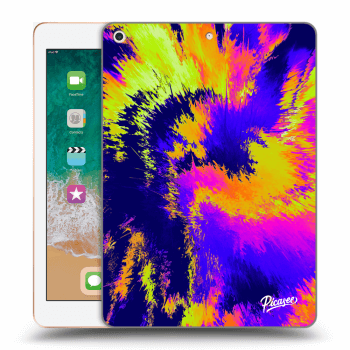 Picasee silikónový prehľadný obal pre Apple iPad 9.7" 2018 (6. gen) - Burn