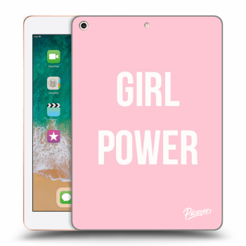Picasee silikónový prehľadný obal pre Apple iPad 9.7" 2018 (6. gen) - Girl power