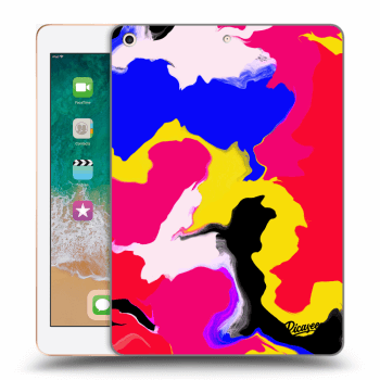 Picasee silikónový prehľadný obal pre Apple iPad 9.7" 2018 (6. gen) - Watercolor