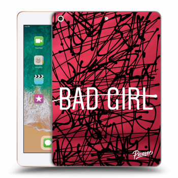 Picasee silikónový prehľadný obal pre Apple iPad 9.7" 2018 (6. gen) - Bad girl