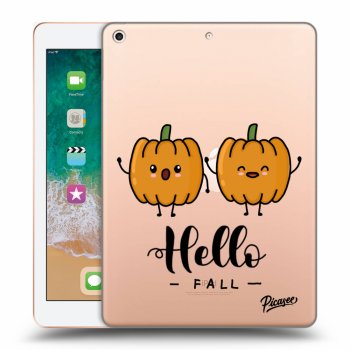 Picasee silikónový prehľadný obal pre Apple iPad 9.7" 2018 (6. gen) - Hallo Fall